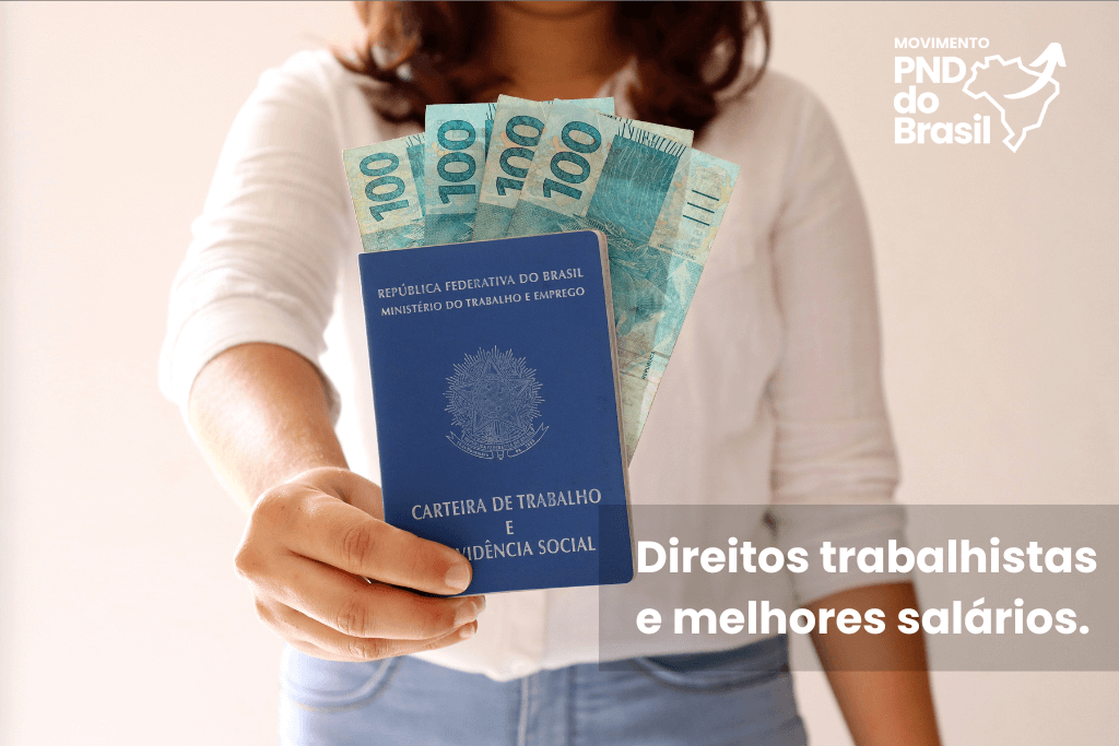 Vamos gerar empregos com direitos trabalhistas e melhores salários.