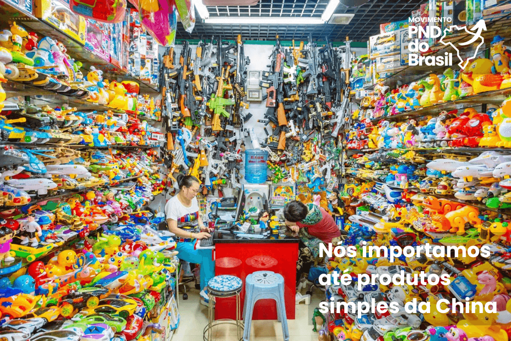 O Brasil importa até produtos simples